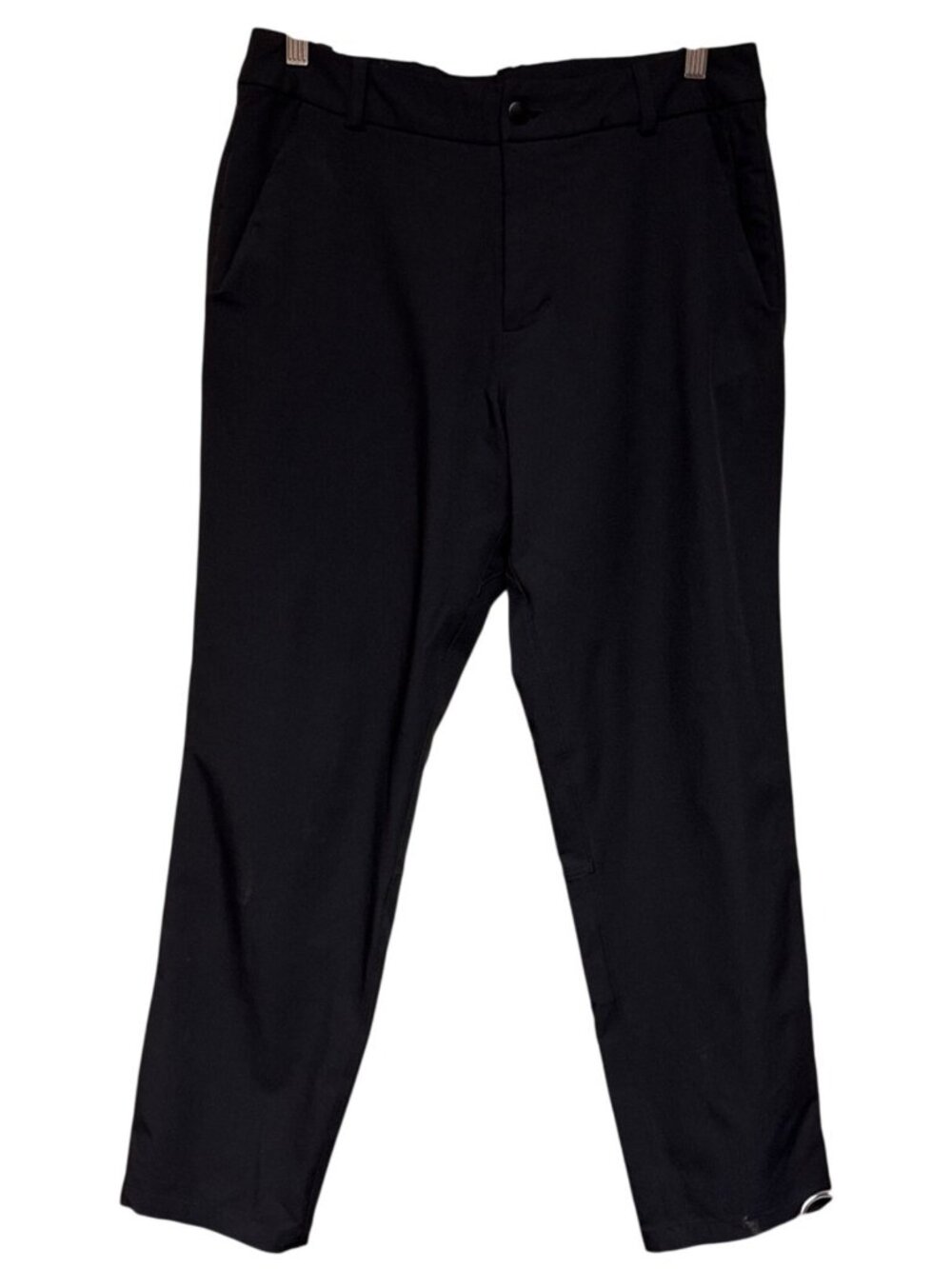 Lululemon ABC Slim-Fit Trouser Men's 32 Black Stretch Performance Pants Active